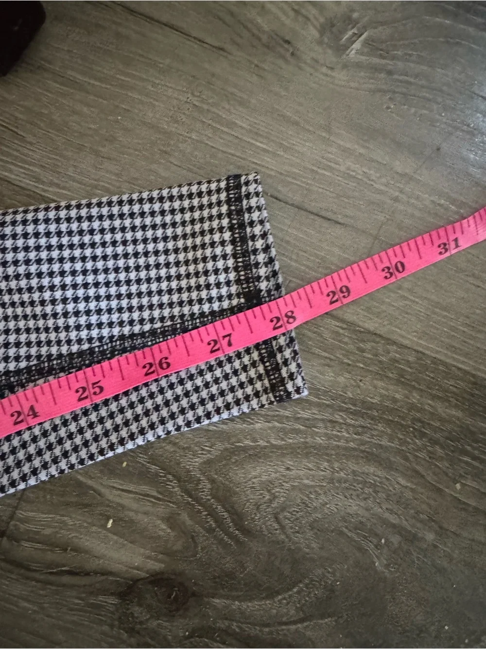 ALO Yoga Houndstooth High Waist Leggings Black White Stretch Yoga Pants Small